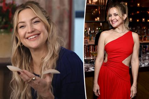 Kate Hudson brings nipple covers 'everywhere': 'I don't like bras'.